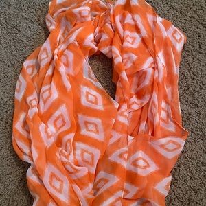 NWOT Orange Light Weight Scarf